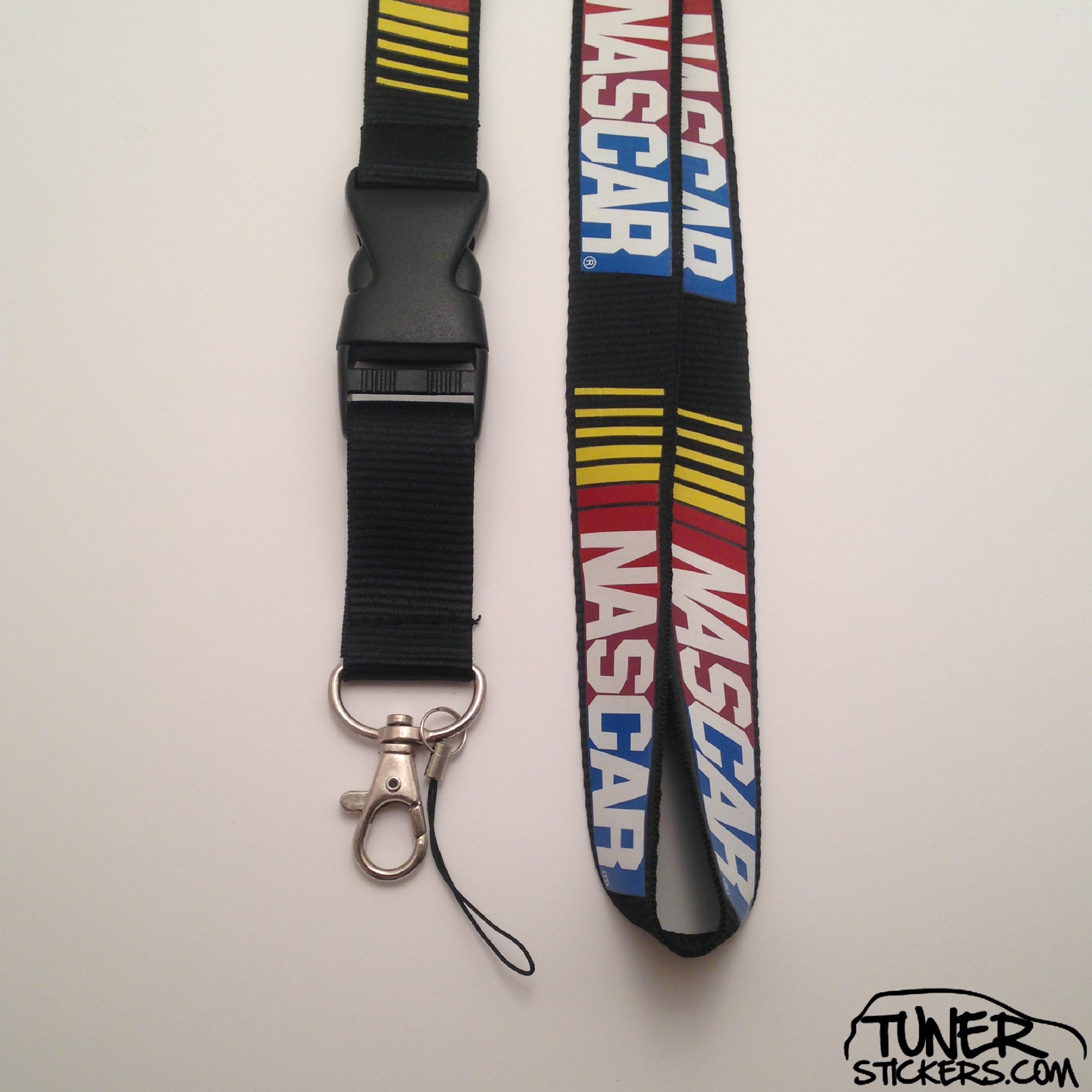 NASCAR Logo Keys Lanyard - Tuner Stickers